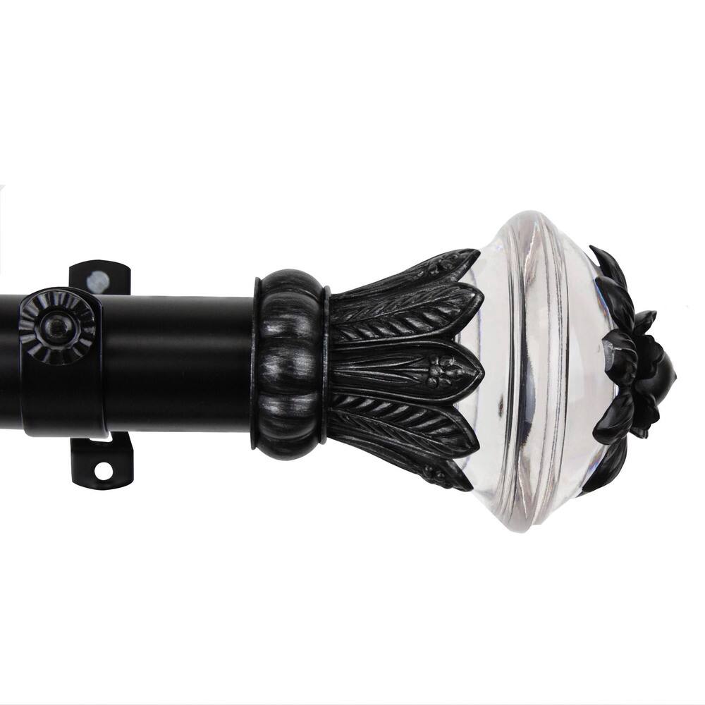 InStyleDesign Dawna 1.5" Custom Cut Length Curtain Rod (up to 16')