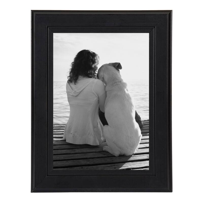 DesignOvation Kieva Solid Wood Picture Frame Set