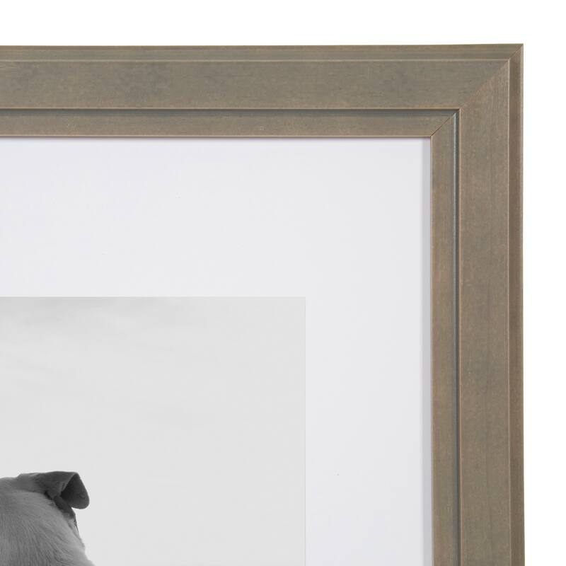 DesignOvation Kieva Solid Wood Picture Frame Set