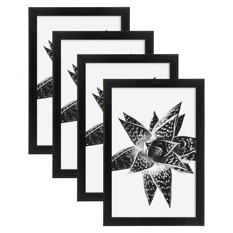 DesignOvation Kieva Solid Wood Picture Frame Set