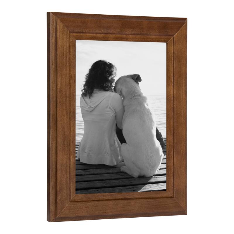 DesignOvation Kieva Solid Wood Picture Frame Set