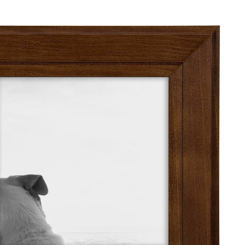 DesignOvation Kieva Solid Wood Picture Frame Set