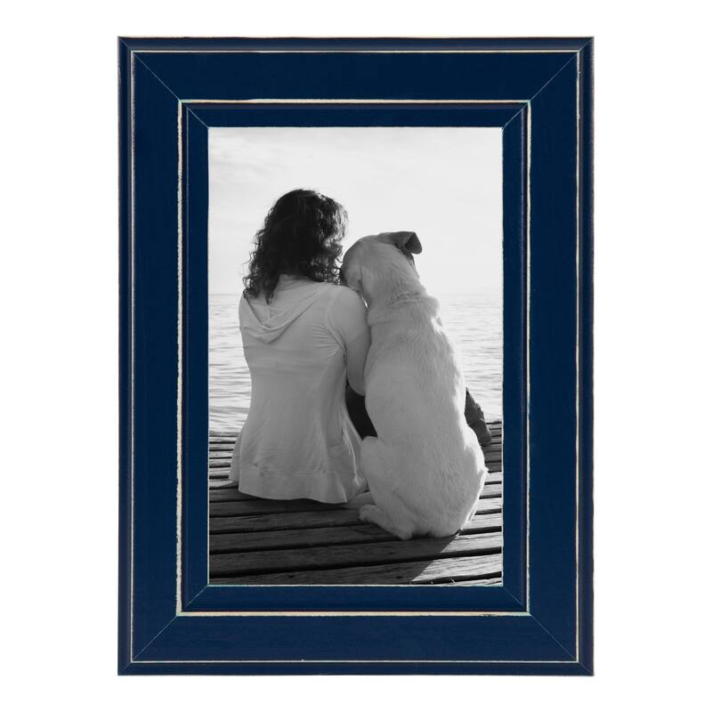 DesignOvation Kieva Solid Wood Picture Frame Set