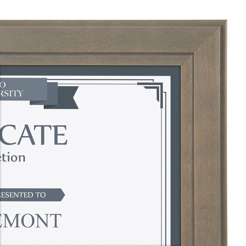 DesignOvation Kieva Solid Wood Picture Frame Set