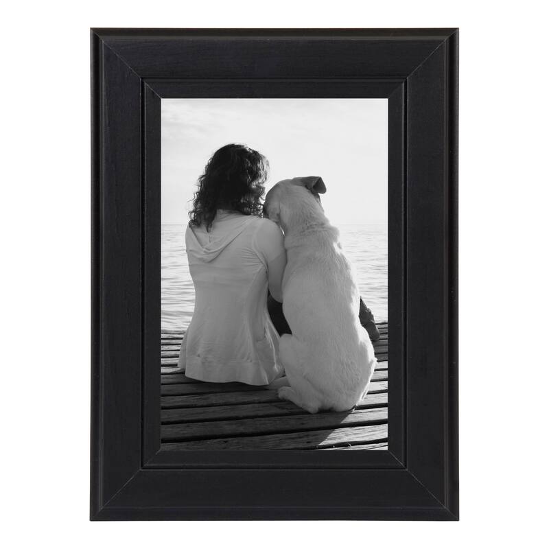 DesignOvation Kieva Solid Wood Picture Frame Set