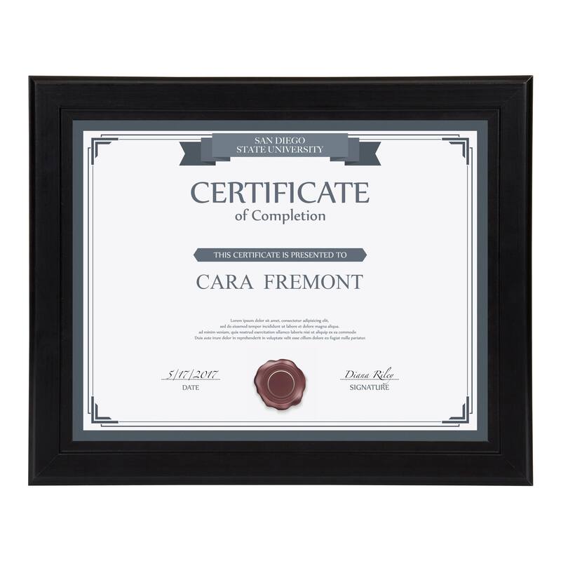 DesignOvation Kieva Solid Wood Picture Frame Set