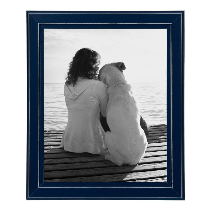DesignOvation Kieva Solid Wood Picture Frame Set