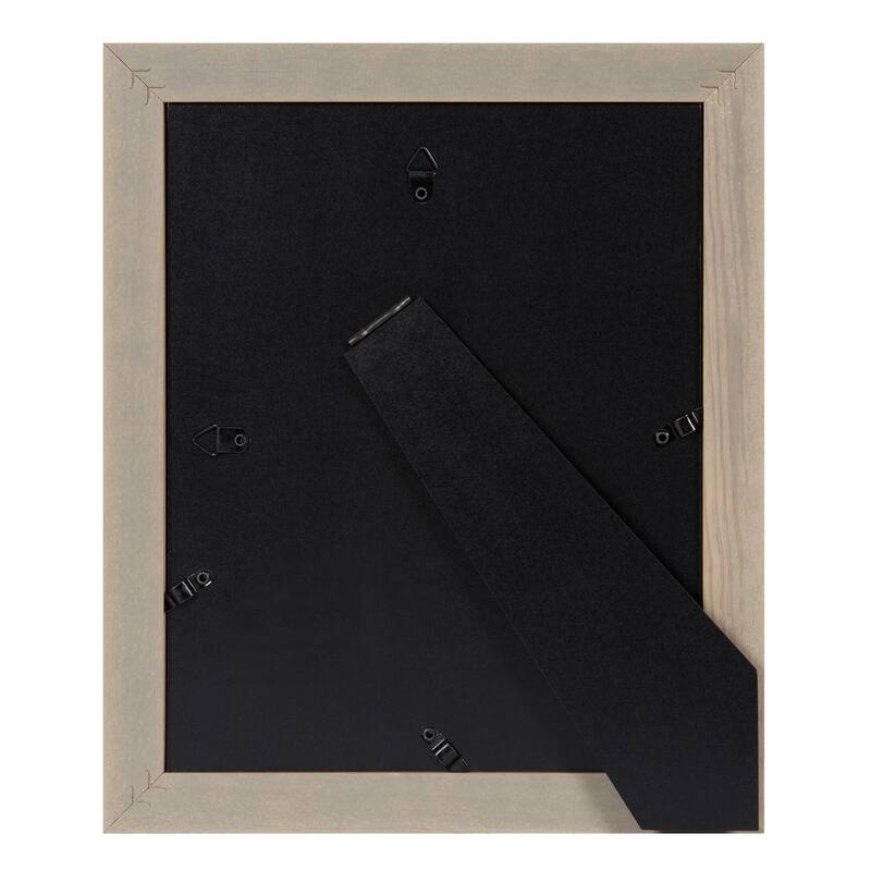 DesignOvation Kieva Solid Wood Picture Frame Set