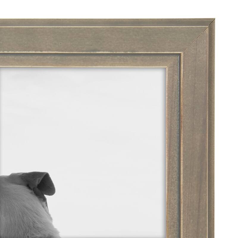 DesignOvation Kieva Solid Wood Picture Frame Set