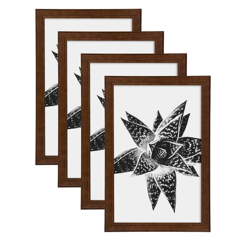 DesignOvation Kieva Solid Wood Picture Frame Set