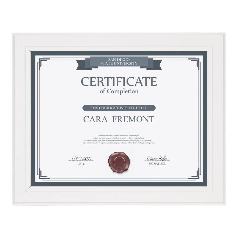 DesignOvation Kieva Solid Wood Picture Frame Set