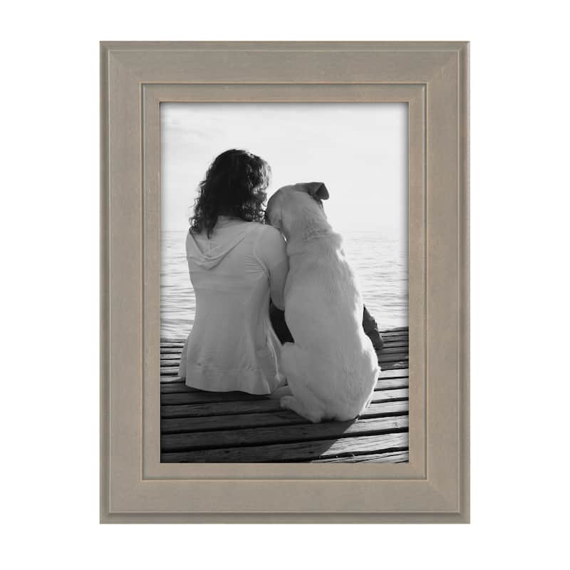 DesignOvation Kieva Solid Wood Picture Frame Set