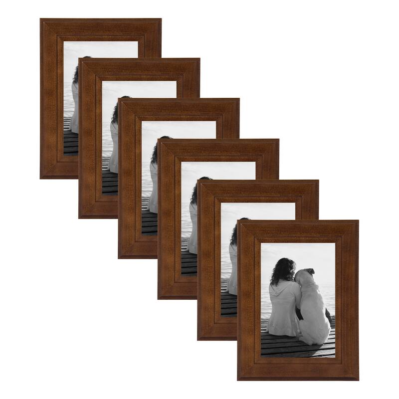 DesignOvation Kieva Solid Wood Picture Frame Set