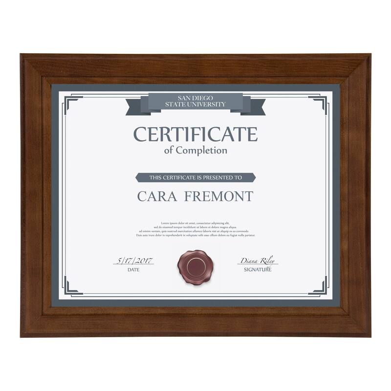 DesignOvation Kieva Solid Wood Picture Frame Set