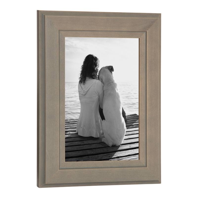 DesignOvation Kieva Solid Wood Picture Frame Set