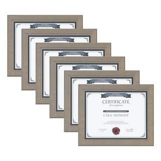 DesignOvation Kieva Solid Wood Picture Frame Set