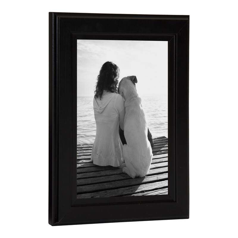 DesignOvation Kieva Solid Wood Picture Frame Set
