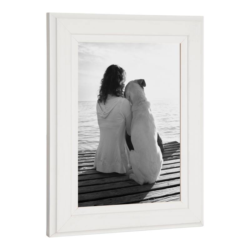 DesignOvation Kieva Solid Wood Picture Frame Set