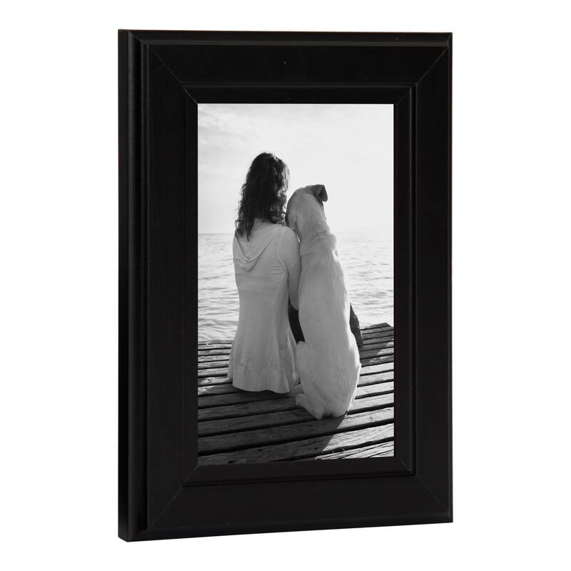 DesignOvation Kieva Solid Wood Picture Frame Set