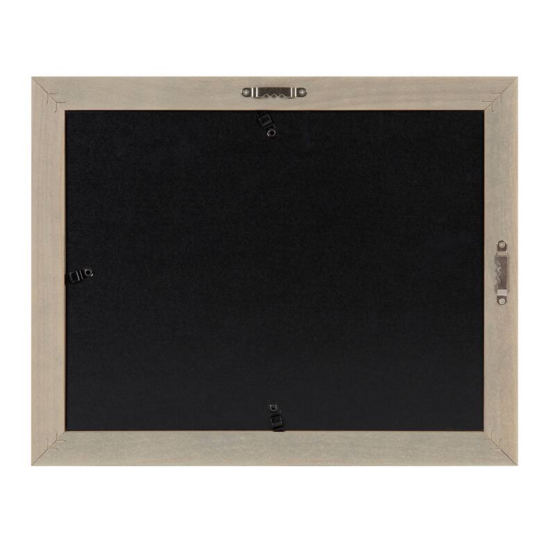 DesignOvation Kieva Solid Wood Picture Frame Set