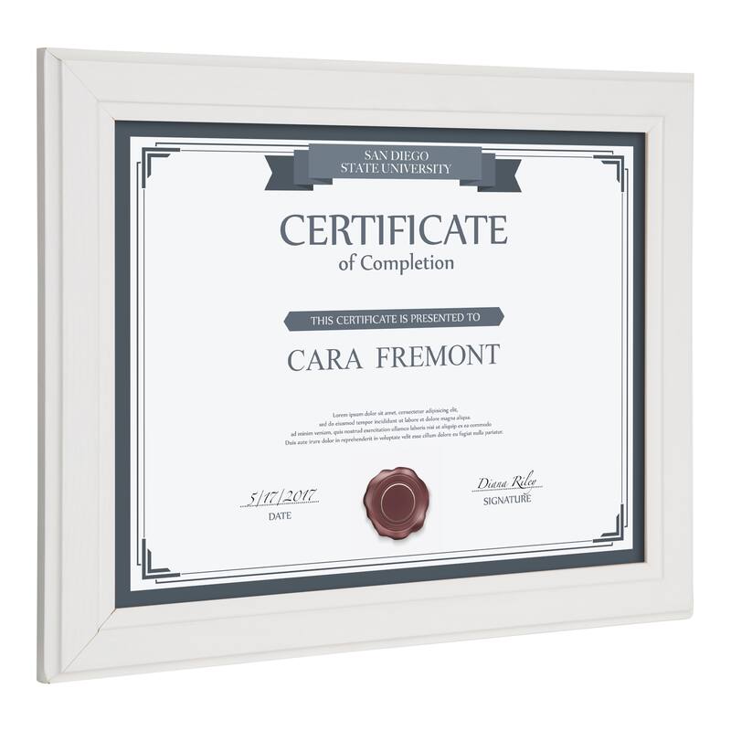 DesignOvation Kieva Solid Wood Picture Frame Set