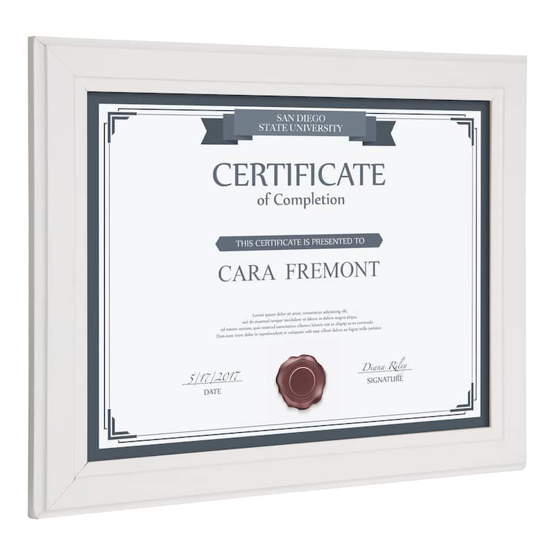 DesignOvation Kieva Solid Wood Picture Frame Set