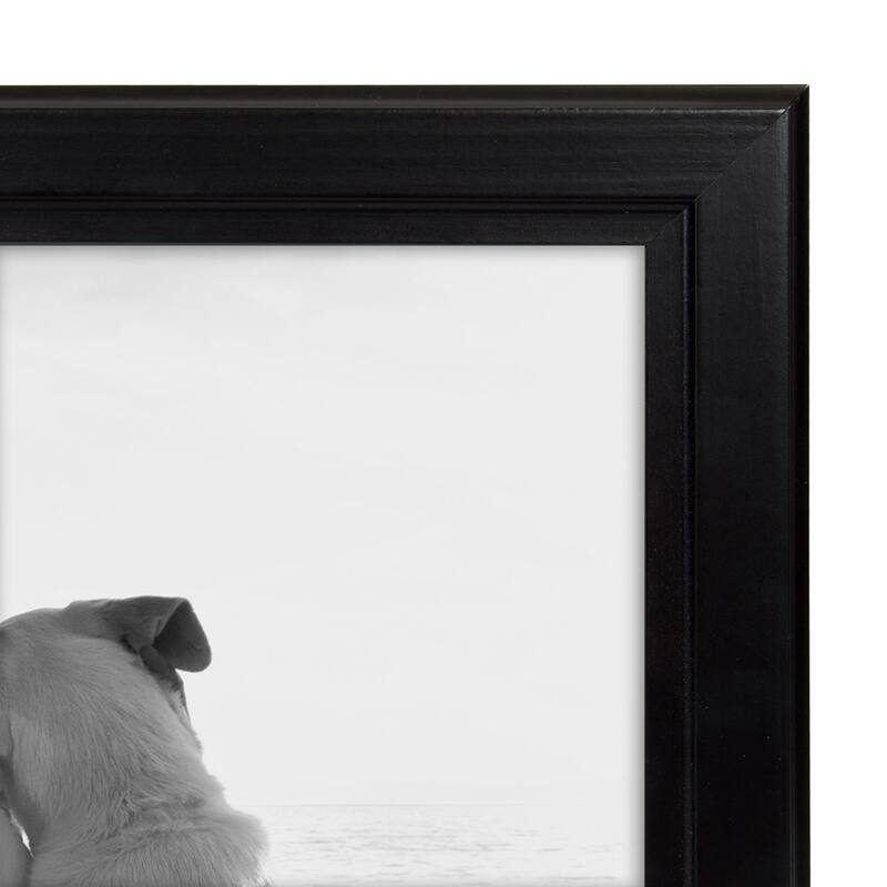 DesignOvation Kieva Solid Wood Picture Frame Set
