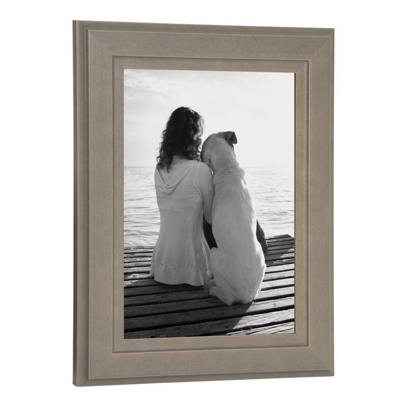 DesignOvation Kieva Solid Wood Picture Frame Set