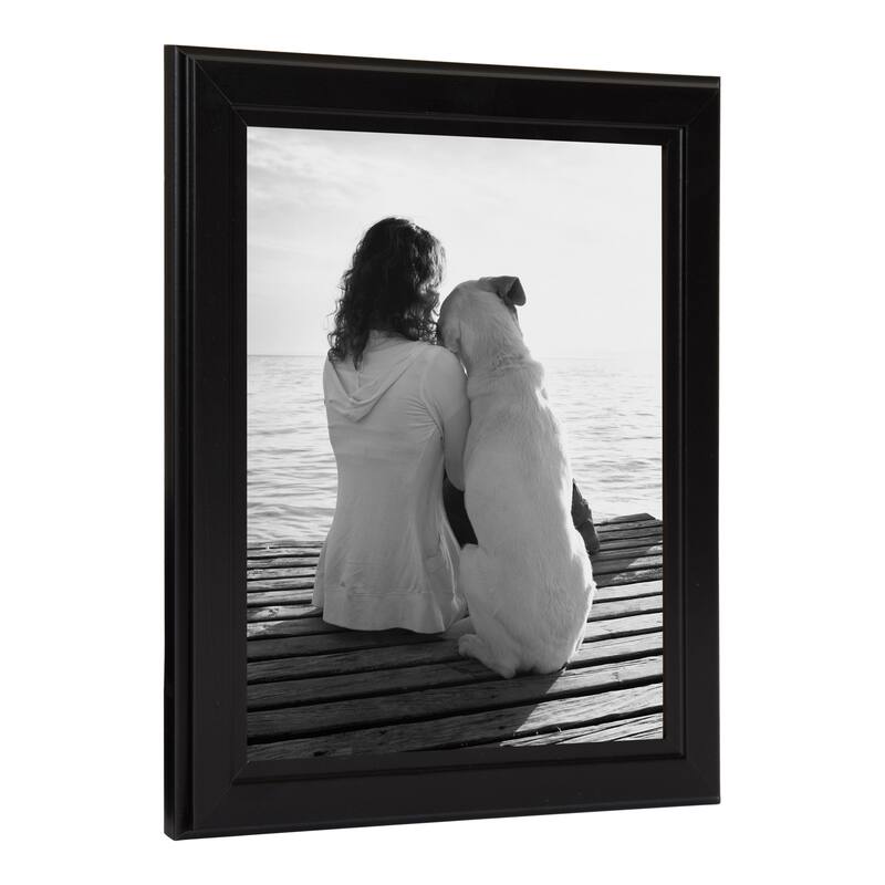 DesignOvation Kieva Solid Wood Picture Frame Set