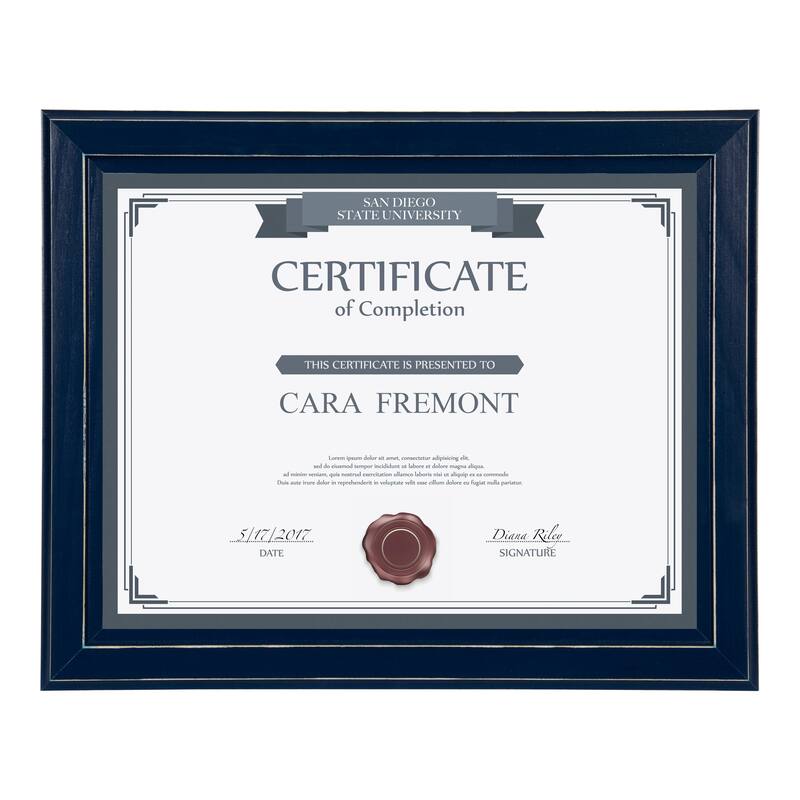 DesignOvation Kieva Solid Wood Picture Frame Set