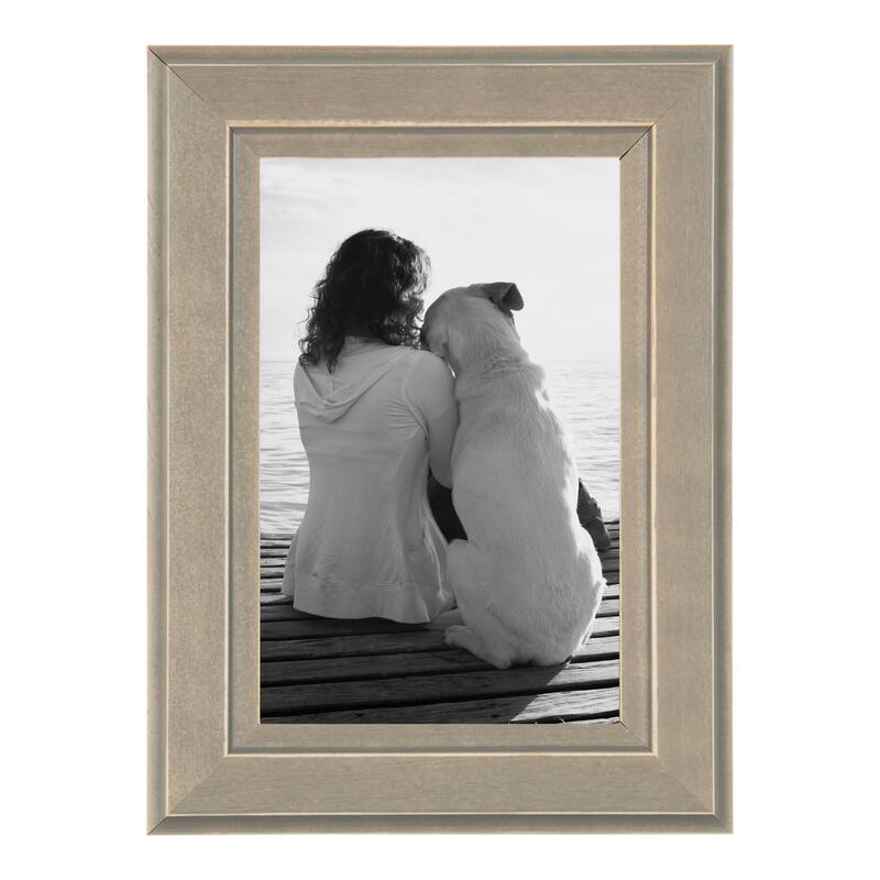 DesignOvation Kieva Solid Wood Picture Frame Set