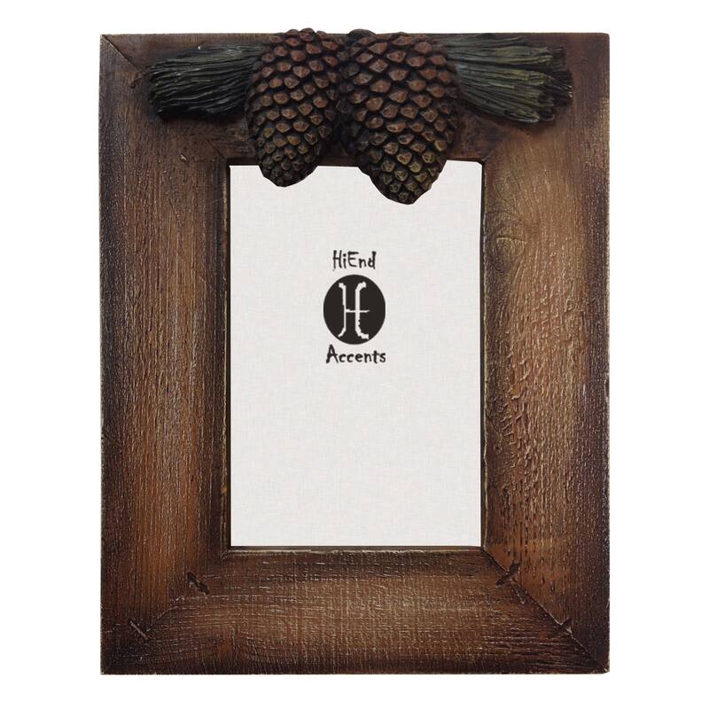 HiEnd Accents Pine Cone Frame