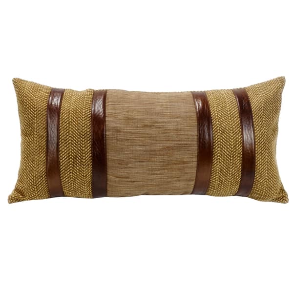 Paseo Road by HiEnd Accents Highland Lodge Herringbone Tweed Decorative Lumbar Pillow, 12"x26"