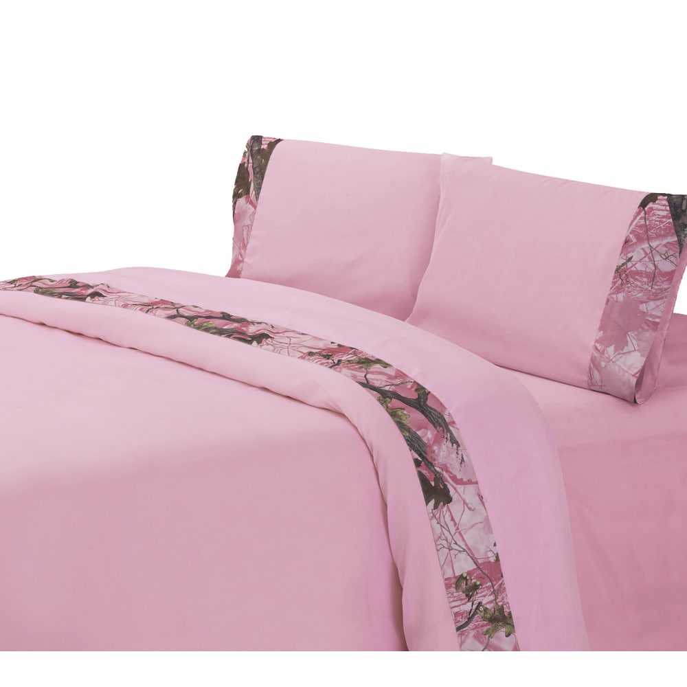 CAMO HEAVYWEIGHT KING SIZE SHEET SET 100% BLENDED COTTON CAMOFLAUGE BRAND NEW 