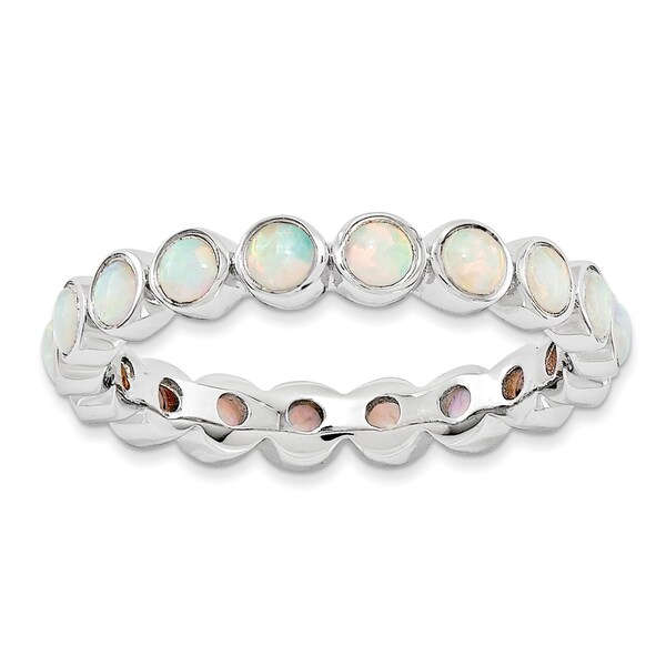opal ring stackable