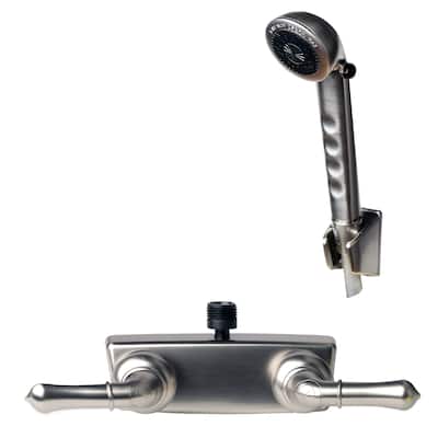 Builders Shoppe 3220/4120 RV/Motorhome Replacement Shower Faucet Valve Diverter with Matching Hand Held Shower Set