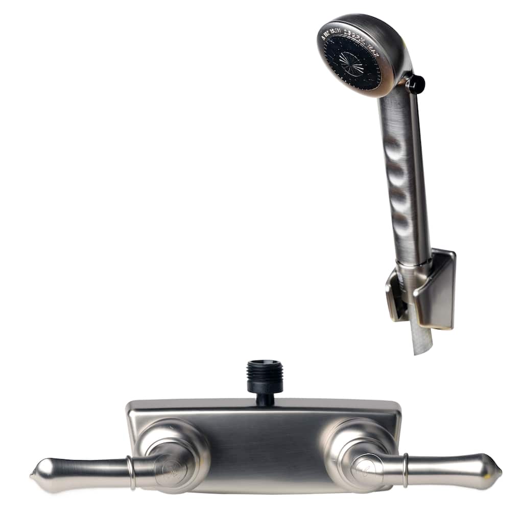 Builders Shoppe 3220/4120 RV/Motorhome Replacement Shower Faucet Valve Diverter with Matching Hand Held Shower Set