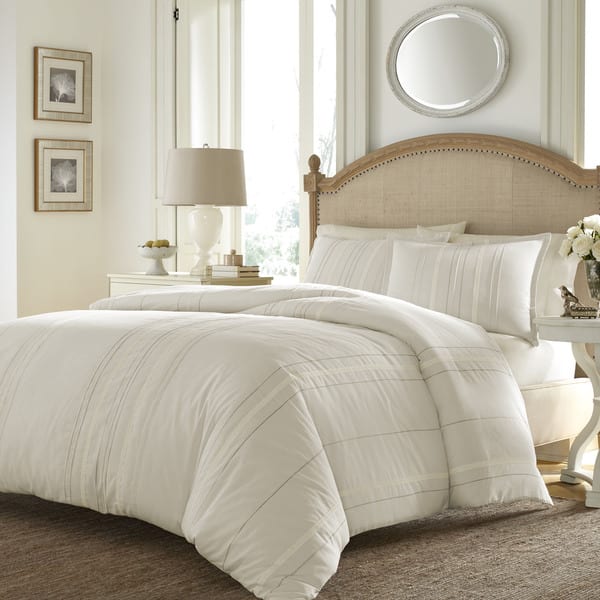 Shop Stone Cottage Agatha Beige Duvet Set Overstock 15921413