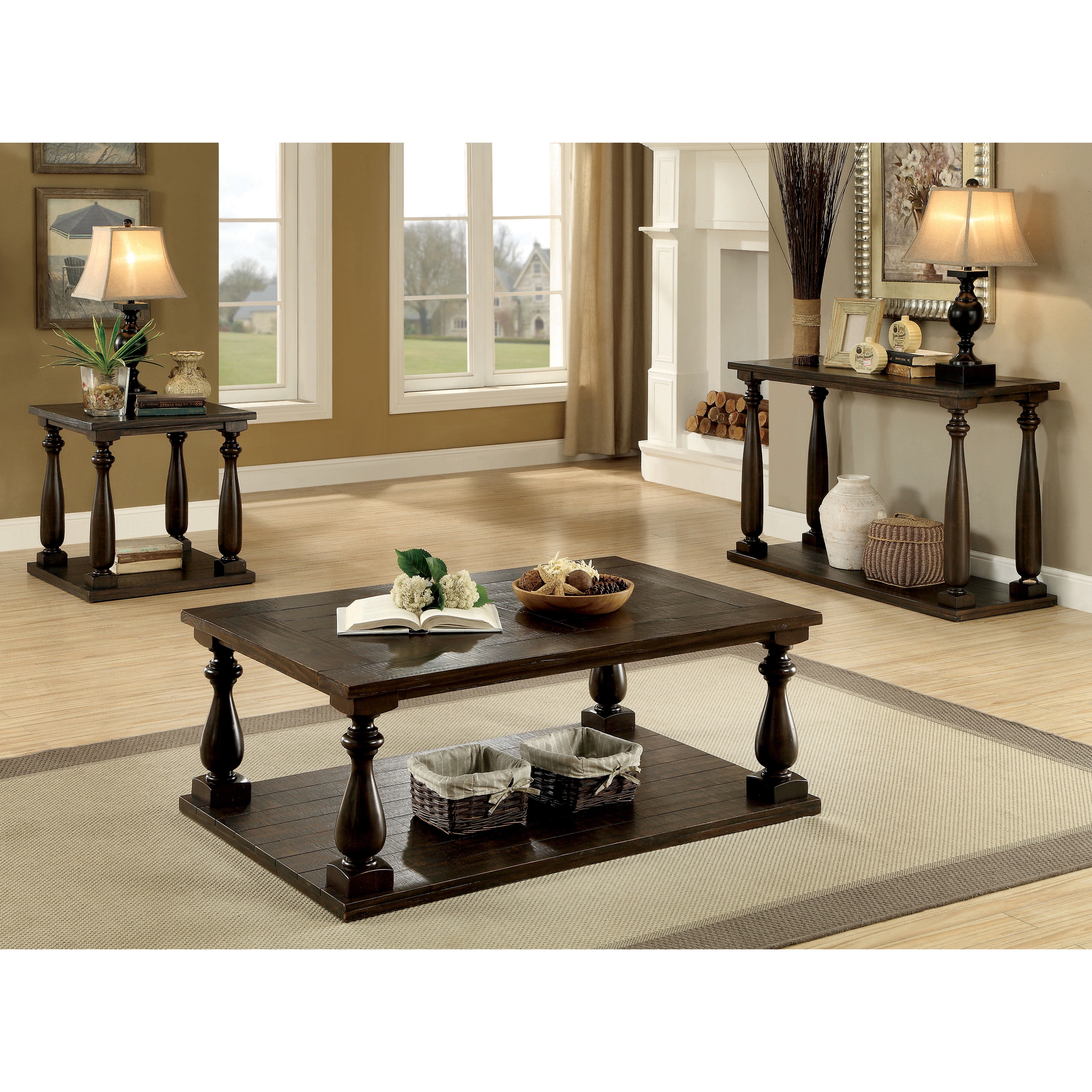 dollins coffee table set