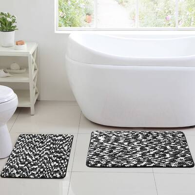 Belmont Ultra Sponge Chenille 2-Piece Bath Rug Set