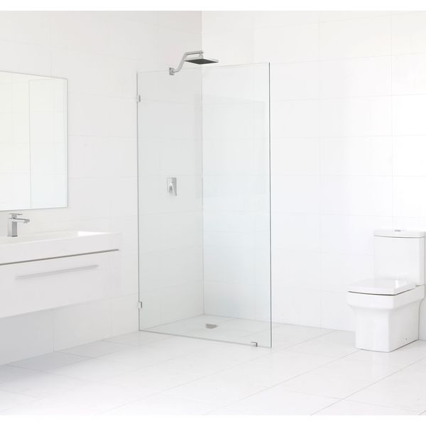 Glass Warehouse 78 x 39 Frameless Shower Single Fixed Panel