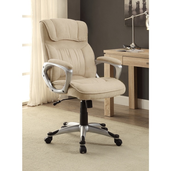 serta executive metallic finish fawn tan linen office chair - free serta executive metallic finish fawn tan linen office chair - free
