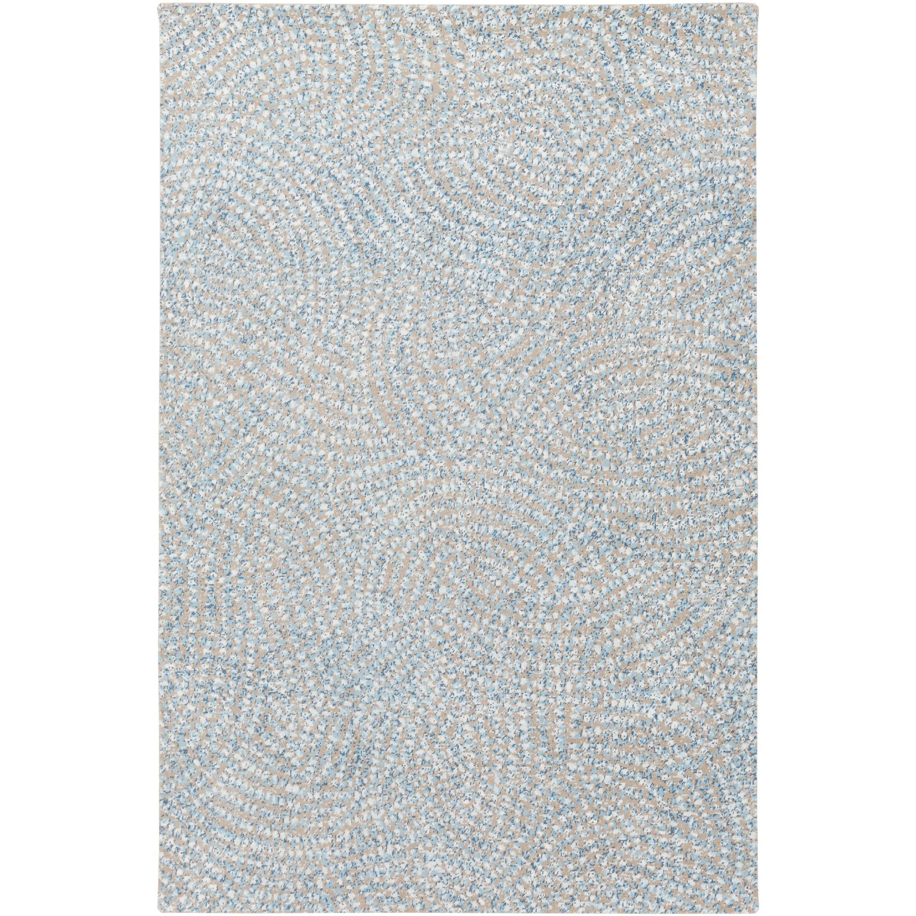 Shop Contemporary Blue Grey Wool Geometric Area Rug 5 X 7 6 5 X 7 6 On Sale Overstock 15924692