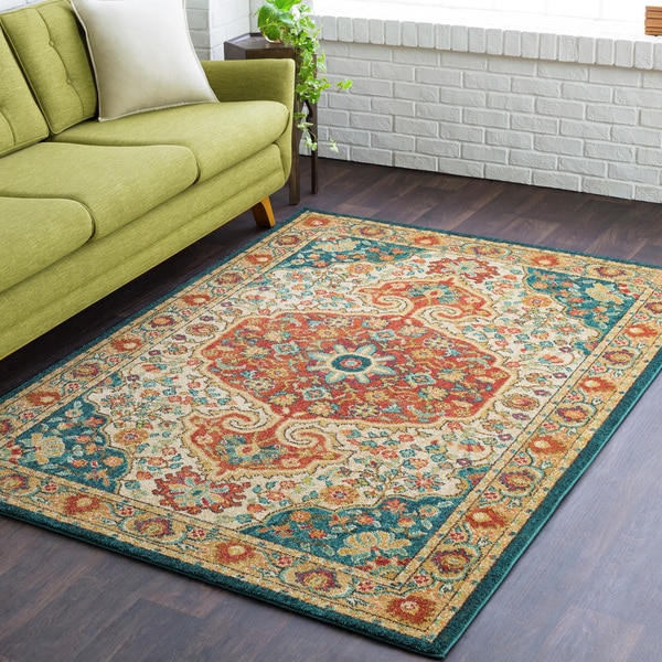 Copper Grove Tannourine Orange Cream Fl Medallion Area Copper Grove Tannourine Orange Cream Fl Medallion Area Rug