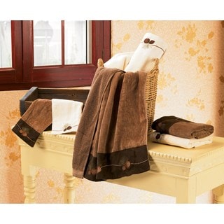 Hiend Accents Pine Cone Hand Towels Set Of 4 Overstock 15925416