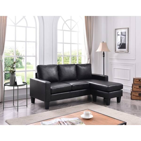 Lyke Home Reversible Apartment Sofa Chaise Free Lyke Home Reversible Apartment Sofa Chaise Free