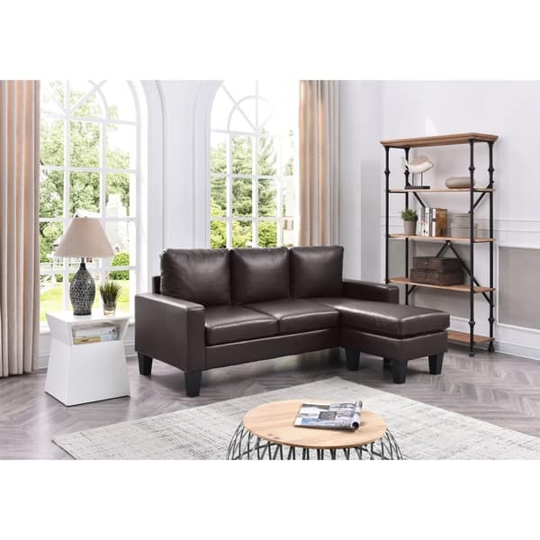 Lyke Home Reversible Apartment Sofa Chaise Free Lyke Home Reversible Apartment Sofa Chaise Free