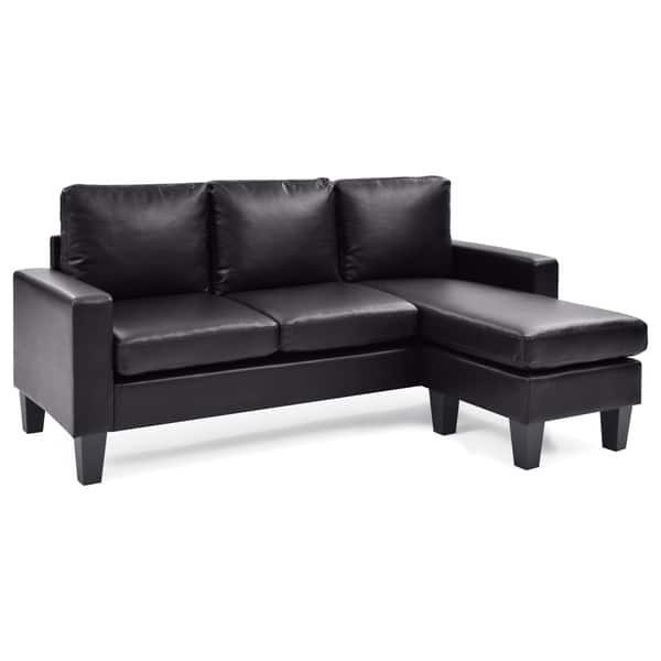 Lyke Home Reversible Apartment Sofa Chaise Free Lyke Home Reversible Apartment Sofa Chaise Free