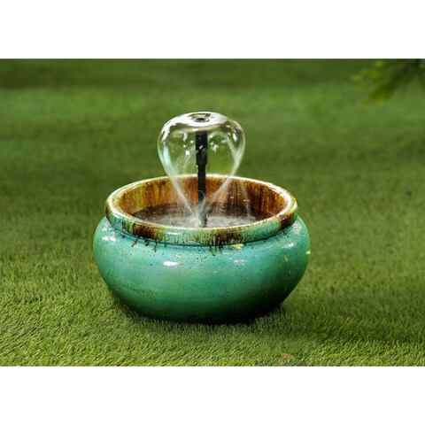 Lyconia Distressed-style Polyresin Water Fountain