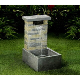 Jeco Stone Polyresin/Fiberglass Fall Fountain